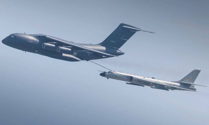 افزایش برد عملیات بمبافکنهای چینی با تانکر هوایی پیشرفته YY-۲۰ افزایش برد عملیات بمبافکنهای چینی با تانکر هوایی پیشرفته YY-۲۰