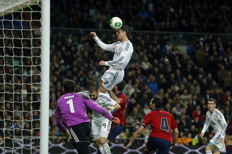 ببینید | پرواز فوق‌العاده و تحسین‌برانگیز رونالدو