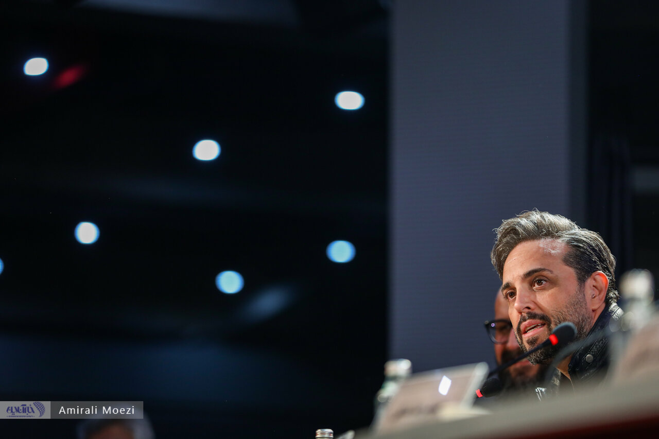 تصاویر | از بغض و ناراحتی تا ماجرای کاهش وزن آقای بازیگر؛ فتوکال و نشست خبری فیلم سینمایی «پل» در جشنواره فجر